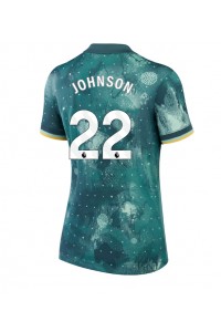 Fotbalové Dres Tottenham Hotspur Brennan Johnson #22 Dámské Třetí Oblečení 2024-25 Krátký Rukáv